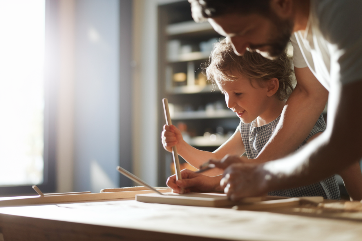 Comment impliquer les enfants dans des projets de bricolage à la maison ?