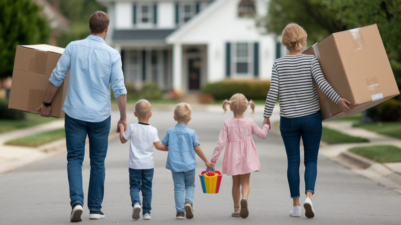 Comment bien préparer son déménagement avec des enfants ?